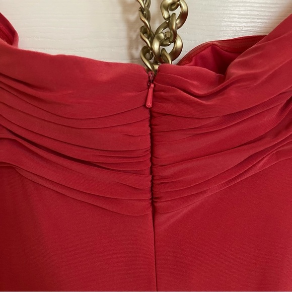 JS Collections Red Strapless Dress - Picture 10 of 12